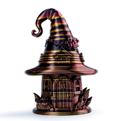 ZIRO Dynamic Color Change PLA, for 3D Printing, 1KG Spool, Gilded Stripes - color: Gilded Stripes (Silk)