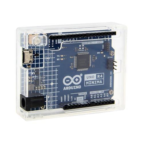 Geekworm UNO R3 Case | Protective Enclosure ABS Computer Box for Arduino UNO R3/UNO WiFi UNO REV3- Transparent