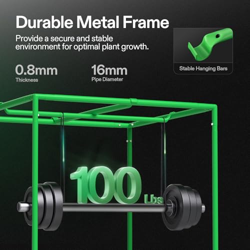 VIVOSUN 32"x32"x63" Grow Tent Highest Reflective Mylar Indoor Tent - size: 32"x32"x63"