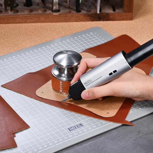 HOZO NanoTech Cutting Mat for Ultrasonic Cutter, 9" x 12" Self-Healing Cutting Mat, Glue-Free Eco Design, Heat-Resistant, Metric & Imperial Scales, Durable for Craft, DIY, 3D Printing & Model Making - size: 9" x 12"