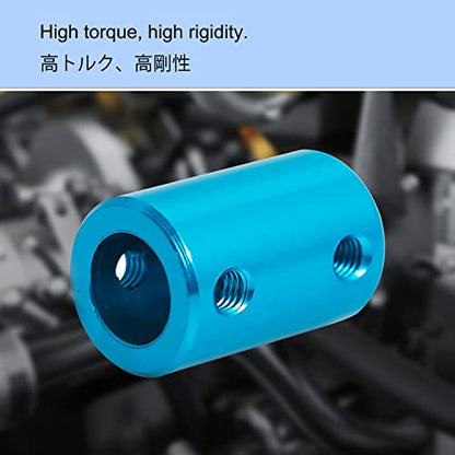 8mm to 8mm Rigid Couplings Set Screw Shaft Stepper Motor, Length 25mm / 1" Motor Coupler Connector Rigid with Screw for 3D Printer, RC Robot, Car Model Shaft, CNC Machine, DIY Encoder 4 Pcs - size: 8mm to 8mm, style: Blue