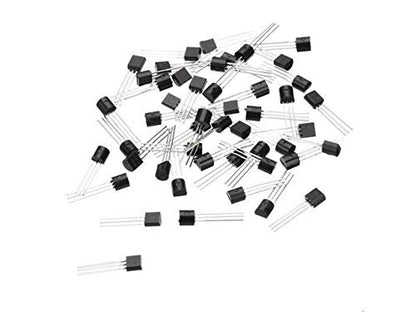 Transistor Assortment Kit Box By Loreso - 600 Piece 24 Value NPN PNP Transistor Box 2N2222 2N2907 BC327 BC337 BC556 2N3903 S9012 for Hobby Electronics, Audio-Video, Repair & Electronic Projects - style: Transistors