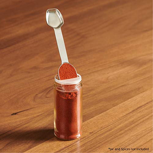 AllSpice Stainless Steel Double Sided Measuring Spoon Set - size: 2 Spoon Set