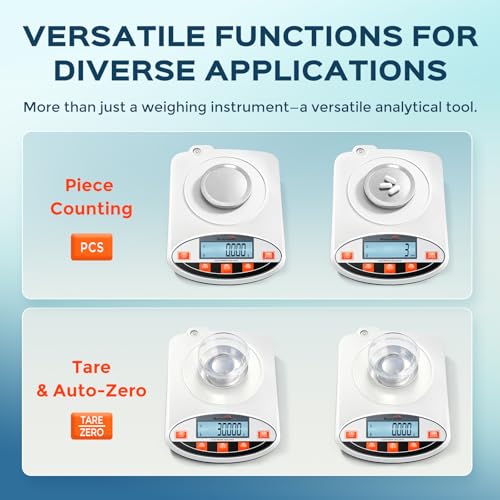 Bonvoisin Lab Scale 500g x 0.001g Digital Gram Scale Analytical Balance - size: 500g, 0.001g