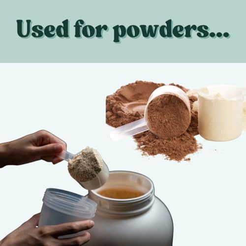 1 Teaspoon (1/3 Tablespoon | 5 mL) Long Handle Plastic Measuring Spoon for Coffee, Protein Powder, Pet Food, Spices, Grains, Dry Goods – Food-Grade BPA-Free (Pack of 25) - size: 5 mL | 1 Teaspoon