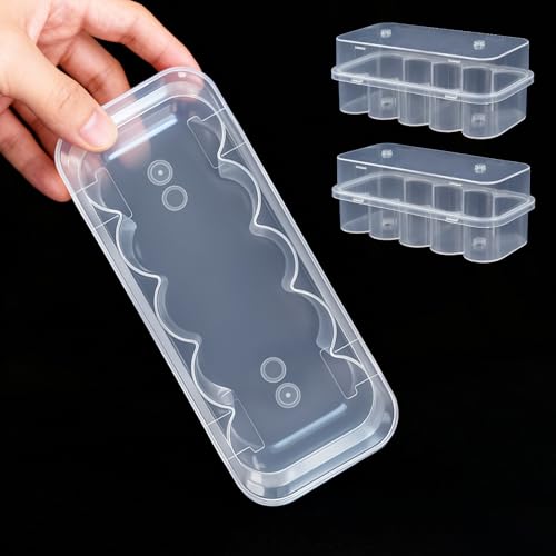 Twin-Pack 10mL Vial Organizer - 2x10 Slots Stackable for Fridge - color: A2