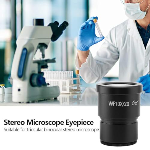 Microscope Lens 10X Telescope Accessories Eyepieces Wide Field Stereo Microscope Eyepieces Mounting Size 30mm