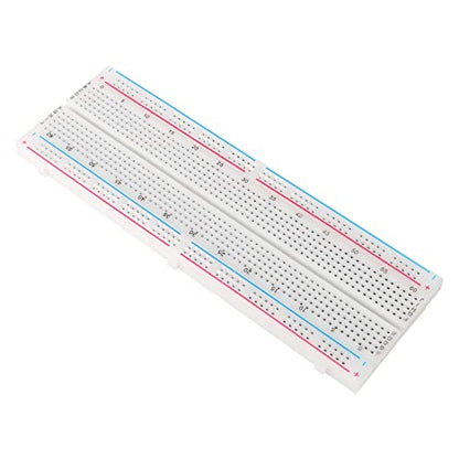 Electronic Breadboard Component,Electronic Fun Kit with 830 Tie Point Breadboard,Bundle,Power Supply,Jumper Wires,Resistors,LED for Arduino for Raspberry Pi