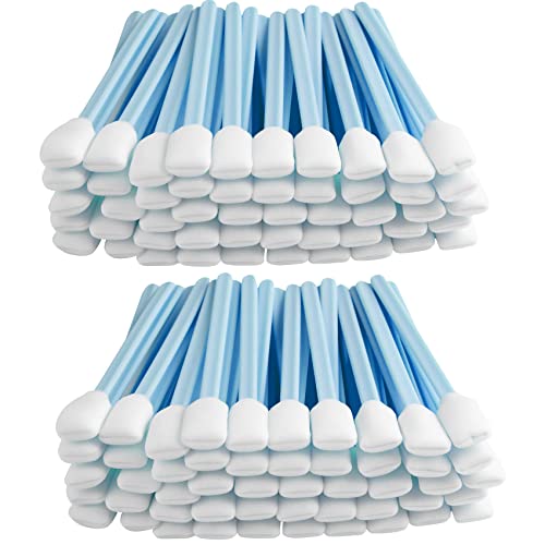 Foam Printer Cleaning Swabs Sticks - BIHYM Square Lint-Free Foam Tip Swab for Camera, Inkjet Printer, Painting, Optics Lens Equipment (200PCS) - size: 200PCS