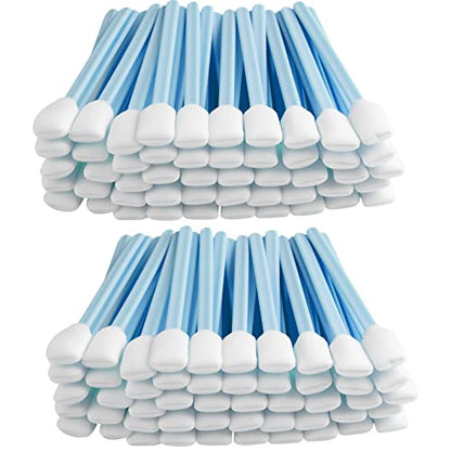 Foam Printer Cleaning Swabs Sticks - BIHYM Square Lint-Free Foam Tip Swab for Camera, Inkjet Printer, Painting, Optics Lens Equipment (200PCS) - size: 200PCS