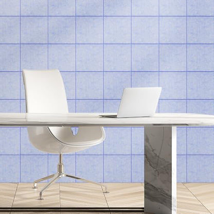 MaxGear Felt Bulletin Board 36" x 24", Light Blue Felt Wall Tiles Push Pins - color: Light Blue, size: 36" x 24"