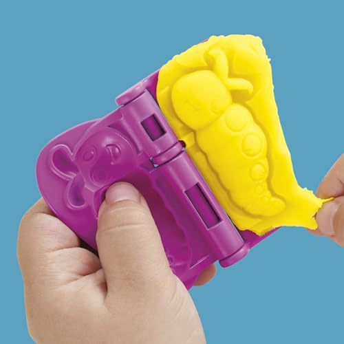 Play-Doh Light & Look Microscope for Kids, Electronic Preschool Toys for Girls & Boys, 9 Accessories & 5 Colors, Back to School Gifts, Ages 3+