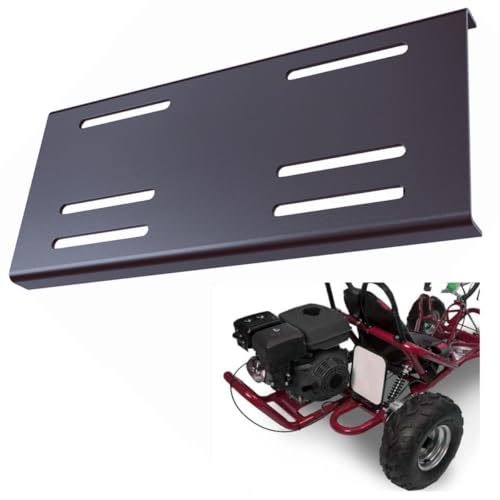 Engine Motor Mount Plate for Predator 420cc 670cc Engine Outdoor Powersport, Adjustable Mounting Plate Weldment for Go-Karts, Mini Motorcycles, and Outdoor Power Sports