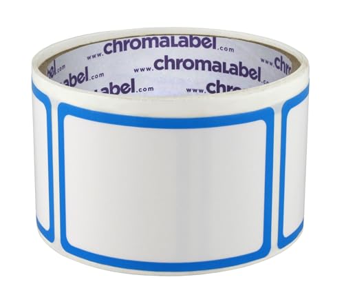ChromaLabel Dry Erase Without Flap Stickers, 2 x 3 Inch Removable, 50/Roll - size: 2" x 3", style: Without Protective Flap