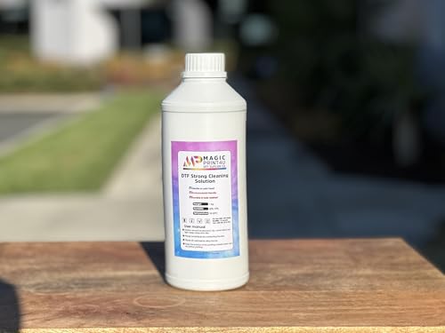DTF Strong Cleaning Solution 4000ml Printhead Cleaner for DTF Printers Removes Ink Residue, Prevents Clogs & Restores Smooth Printing Safe Maintenance Fluid for All DTF Print Heads - size: Strong Cleaning Solution-4L