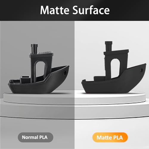 ERYONE Matte 3D Printer PLA Filament 1.75 +/- 0.03mm, Matte Filament PLA 1KG(2.2LBS) Spool, Blue Lilac - color: Matte Blue Lilac