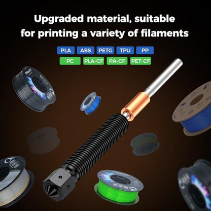 Creality K2 Plus/ K2 Pro/ K2 E3D Nozzle, Upgrade Obxidian™ High Flow Nozzle Assembly, Creality Hi Combo Extruder Hotend Nozzles, Supporting 600mm/s Printing (0.4mm) - style: 0.4mm-E3D