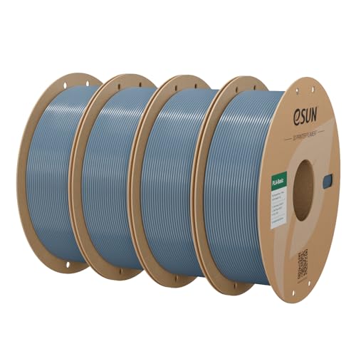 eSUN PLA Basic Filament 1.75mm 3D Printer Filament 4KG Grey - color: H4-grey, size: 4KG
