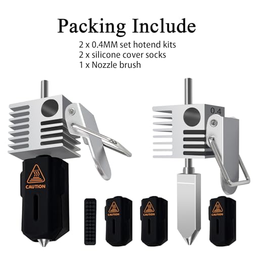 2PK 0.4mm SPARKX i7 Hotend Integrated Hardenend Steel Nozzle for Creality - style: 2PK