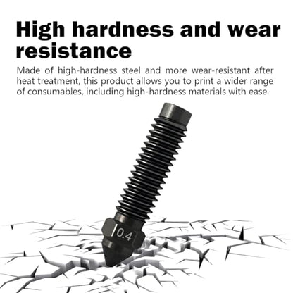 6PCS 0.2MM 0.4MM 0.6MM 0.8MM Hardened Nozzles for Centauri Carbon/CC/CC2 - style: 6PK 0.2/0.4/0.6/0.8mm