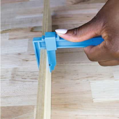 Excel Blades 7-Inch Adjustable Plastic Bar Clamps with Notched Jaws, 4-Pack