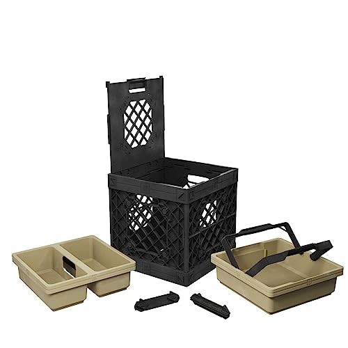 Tradesman Utility Kit (Tradesman Double Black crate - Sand tray) - color: Tradesman Double Black crate - Sand tray
