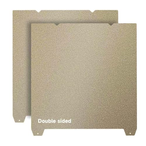 IdeaFormer-3D Double Sided Textured PEI Sheet 235x235mm, Flexible PEI Spring Steel (No Magnetic Build Plate) for Creality K1C/K1/SE/Ender 5 S1/Ender 3/Ender 3 Pro/Ender 3 V2/Ender 3 S1 Pro/Ender 3 Neo - color: Double Sided Textured Gold PEI