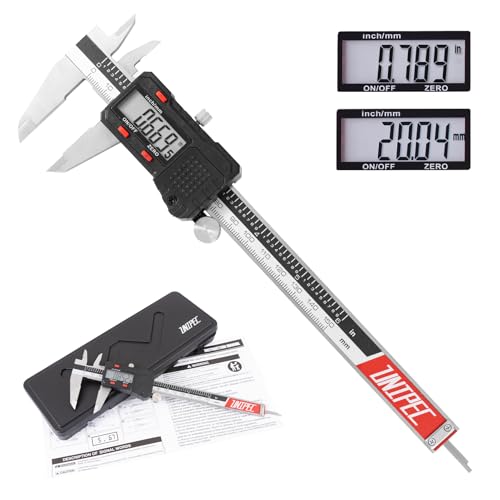 Digital Caliper 6 inch, Stainless Steel Vernier Micrometer - color: Stainless Steel