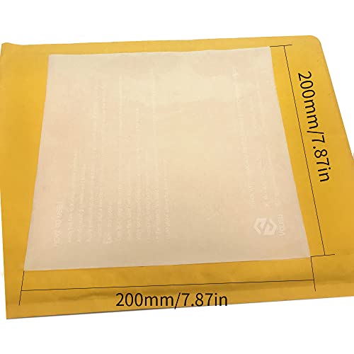 YOUSU PP Printing Surface for 3D Printer 200x200mm, Polypropylene Sheet Building Film, Easy to Install and Remove, 20pcs Pack - color: 200x200 Pp Buldsheet 25pcs, size: 200x200mm 25pcs