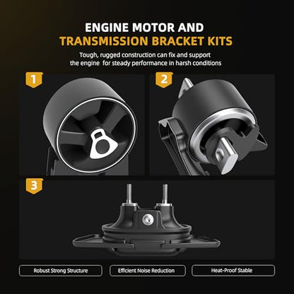 Engine Motor Mount Transmission Bracket Kits for Chrysler 200 11-14 - style: for Sebring 07-10 for Avenger 08-14