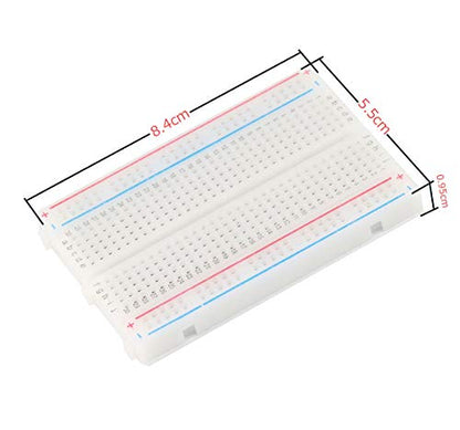 4PCS 400 Point Solderless Breadboards PCB Board Protoboard for Proto Shield Distribution Connecting Blocks