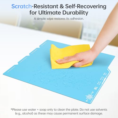 BIQU CryoGrip Pro Frostbite Cold Build Plate for Snap-Maker U1 3D Printer - color: Frostbite-Blue, size: 276*301MM-U1, style: Frostbite