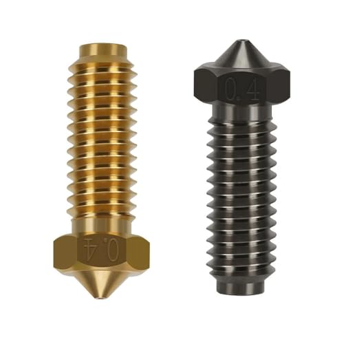 HzdaDeve Hotend Hot End Print Head Extruder Kit Heater Block and 1PK Stainless Steel Hardened Nozzles for Anycubic Kobra 2/Kobra 2 Neo/Kobra 2 Pro/Kobra 2 Plus/Kobra 2 Max Replacement - style: 1PK 0.4MM