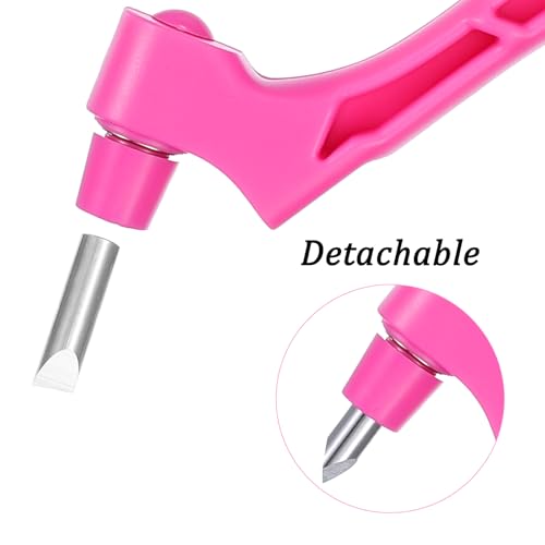 Craft Cutting Tools,360 Degree Rotating Craft Knife with 3 Different Stainless Steel Blades, Stencil Knife for DIY Crafts, Stencils, Scrapbooks, Spinblade Cutting Tool (Pink)