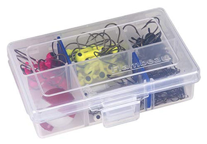 Flambeau Outdoors 1002 Tuff Tainer 6 Compartments, 2 Zerust Dividers, Clear