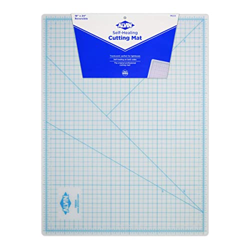ALVIN TM Translucent Cutting Mat 18 x 24 inch | 3mm Layer with Grid on 1 Side | Light Box Compatible - Model TM2224 - size: 24"L x 18"W