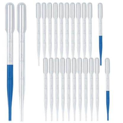 120Pcs Plastic Transfer Pipettes 3ml Dropper for Oil - size: 3ml