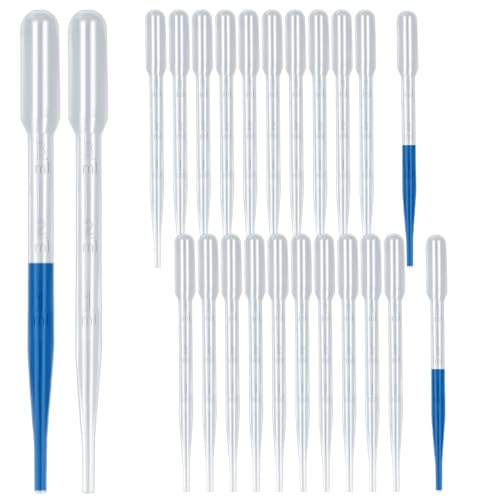120Pcs Plastic Transfer Pipettes 3ml Dropper for Oil - size: 3ml