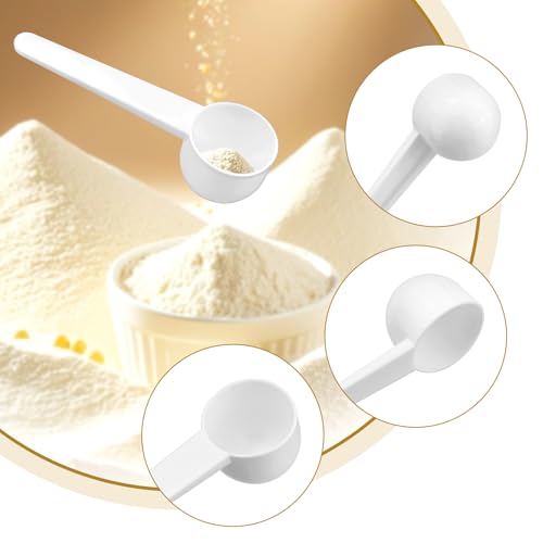 Twdrer 40-Piece 15ml Measuring Spoons, Long Handle, Disposable Plastic
