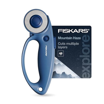 Fiskars 45mm Loop Rotary Cutter for Fabric, Arts, Crafts & Sewing - color: Blue, size: 45mm