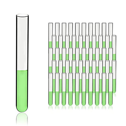Utile 50pcs of Plain Cylindrical Glass Test Tubes, Vol.14ml, 16x125mm, Medium Borosilicate Glass Material, 4004.0129.50 - style: 50pcs of 16x125mm