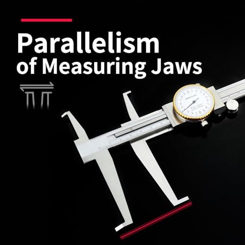 Inside Trench Vernier Caliper，Carbonteel Inner Micrometer Gauge Ruler Measuring Tool，dial Caliper DRINYOUNG (9-200mm (Double Hook dial Caliper) - size: 0.35-8" (Double Hook Dial Caliper)