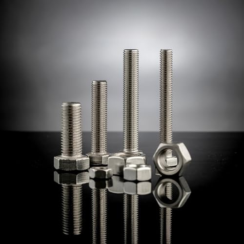 246 Hex Bolts, Nuts, Washers Assortment Kit, 304 Stainless Steel