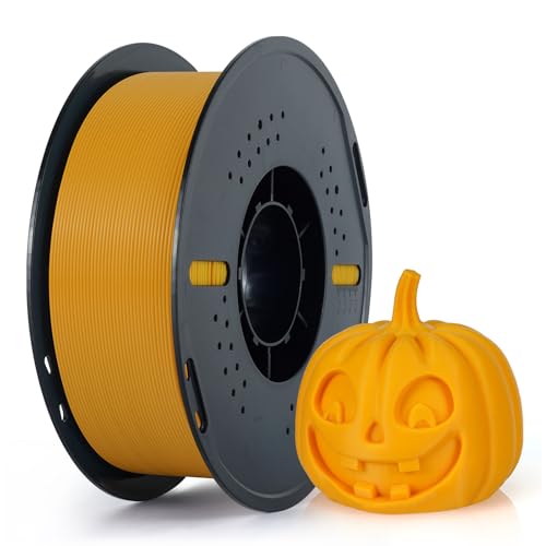 Kingroon Orange PLA 3D Printer Filament 1.75mm ±0.02 mm, No Tangling & No Clogging. Orange Filament PLA 1kg 2.2lbs, Easy to Print. Compatible with Most FDM 3D Printers. - color: 1kg Orange