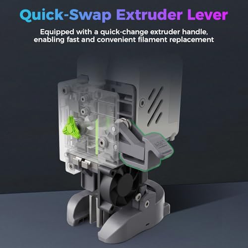 Creality Official SPARKX i7 Extruder, Original i7 Combo Extrusion Assembly with Quick-Swap Extruder Lever, 4-in-1 PTFE Adapter and Built-in Filament Cutter, 3D Printer Parts for Creality SPARKX i7 - style: Sparkx i7