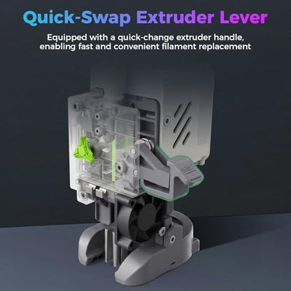 Creality Official SPARKX i7 Extruder, Original i7 Combo Extrusion Assembly with Quick-Swap Extruder Lever, 4-in-1 PTFE Adapter and Built-in Filament Cutter, 3D Printer Parts for Creality SPARKX i7 - style: Sparkx i7