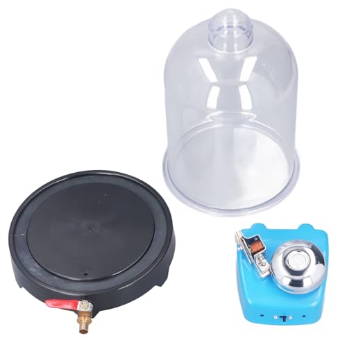 Vacuum Jar, Vacuum Chamber with Pump, Laboratory Plastic Jar Sound Physics Scientific Experimental Tool for Sound Propagation Experiment