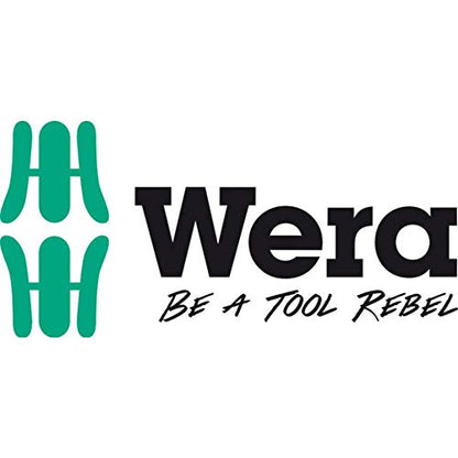 Wera 05118156001 2052/6 Hexagon screwdriver set and rack for electronic applications, 6 pieces - size: Ball-End: 1.5x60mm, 2x60mm, 2.5x60mm, 3x60mm, 0.9x40mm, 1.3x90mm