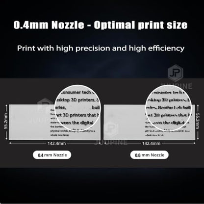 2PK 0.4mm Universal Standard Nozzle for Bambu Lab P2S/X2D/H2D/H2C/H2S/A1 Hotend Hardened Steel,Wear‑Resistant Stable Extrusion, Leak‑Free for Bambu P2S Nozzle for Bmabu lab 3D Printer Accessories - style: 2PK 0.4mm Hotend