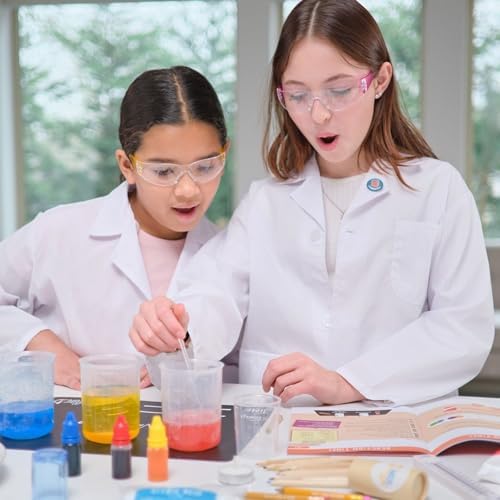 Yellow Scope Chemistry Kit, Science Experiment for Girls & Boys, STEM Activities for Kids Ages 8-12, Beakers & Bubbles Foundation Chem Set - style: Foundation Chemistry Kit